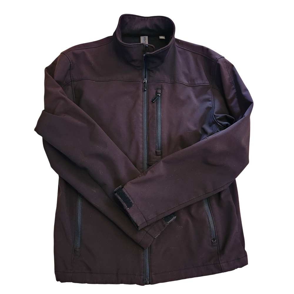 Weatherproof Mens Softshell Jacket Brown Full Zip… - image 5